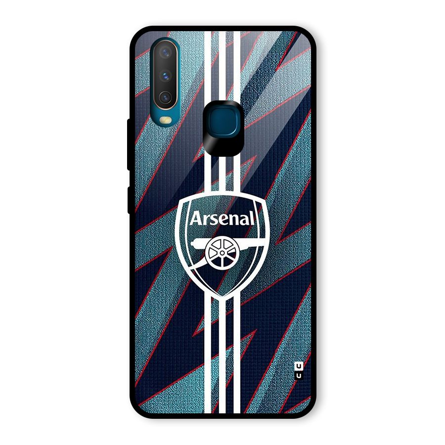 Arsenal Football Club Glass Back Case for Vivo U10