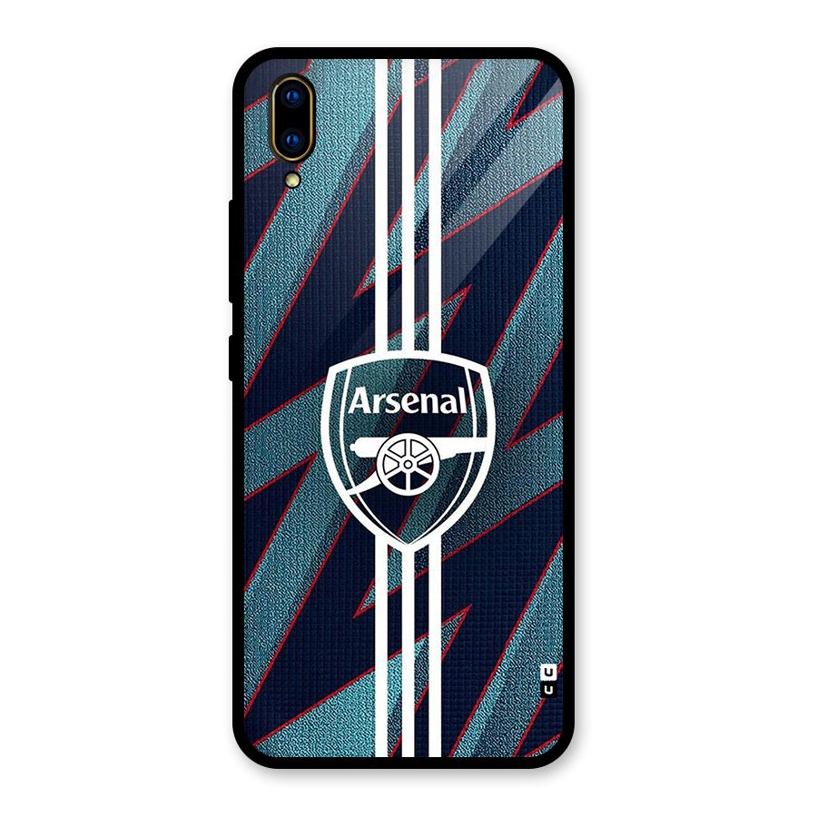 Arsenal Football Club Glass Back Case for Vivo V11 Pro
