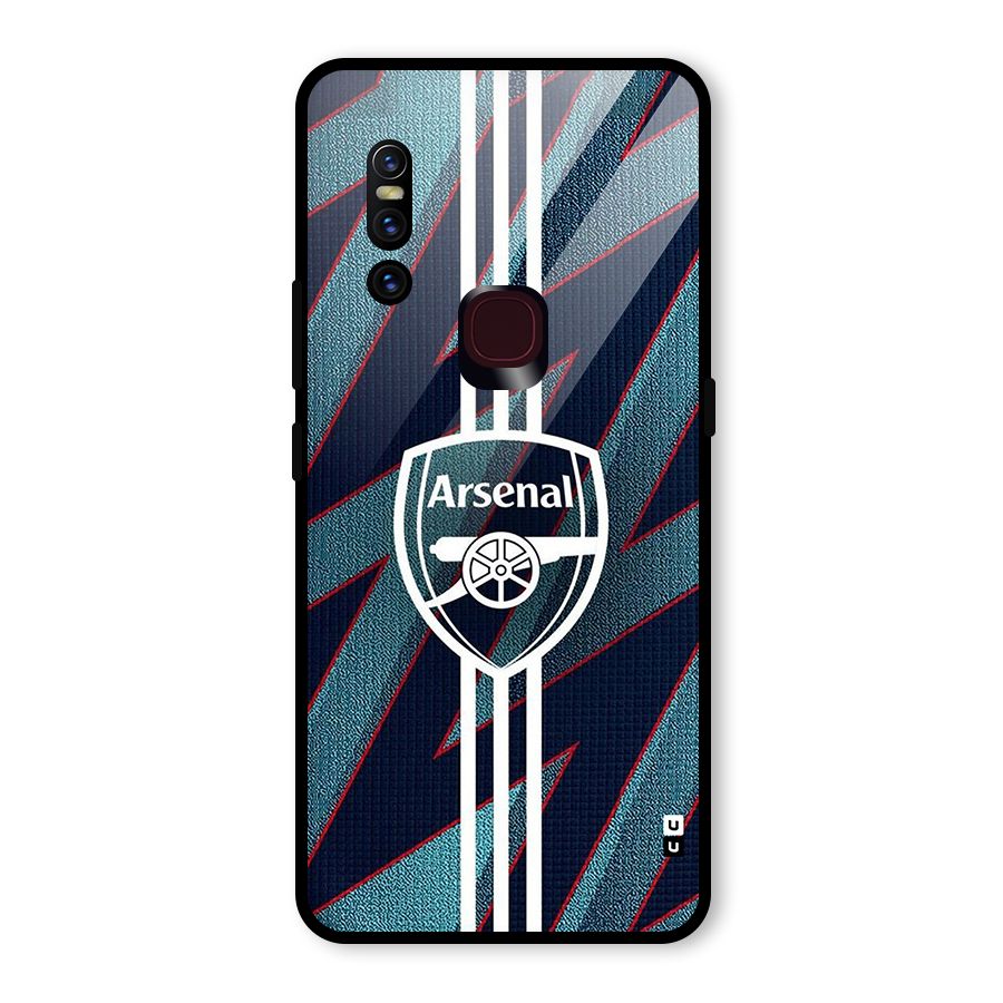 Arsenal Football Club Glass Back Case for Vivo V15