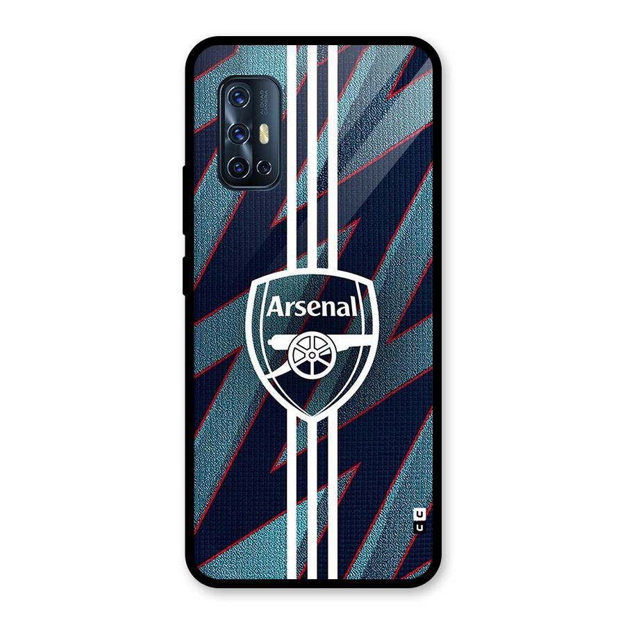 Arsenal Football Club Glass Back Case for Vivo V17