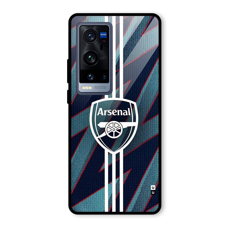 Arsenal Football Club Glass Back Case for Vivo X60 Pro Plus