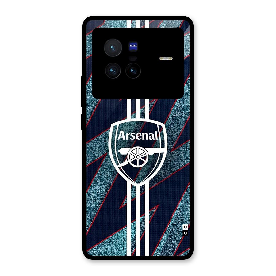 Arsenal Football Club Glass Back Case for Vivo X80