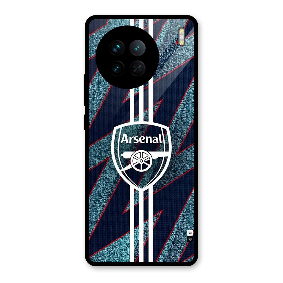 Arsenal Football Club Glass Back Case for Vivo X90