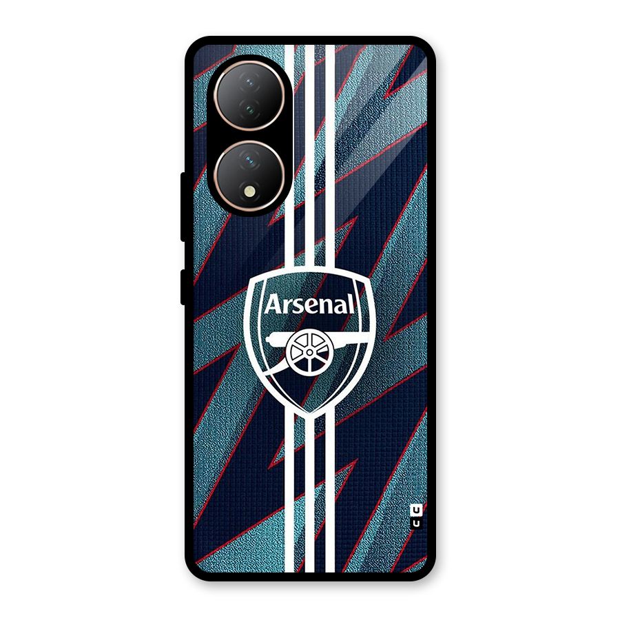 Arsenal Football Club Glass Back Case for Vivo Y100A
