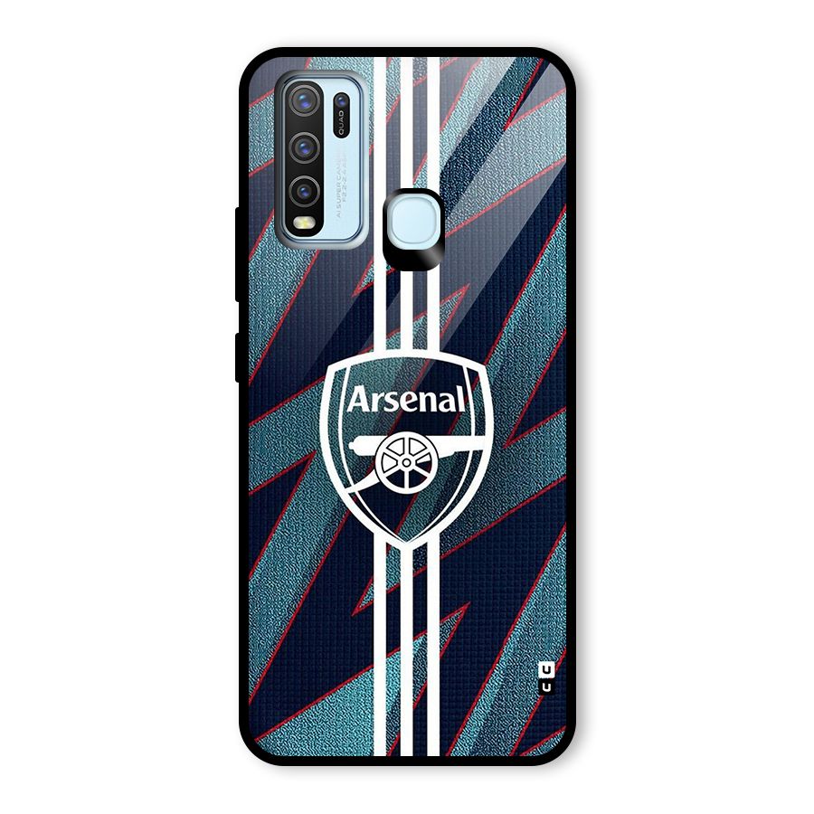 Arsenal Football Club Glass Back Case for Vivo Y30