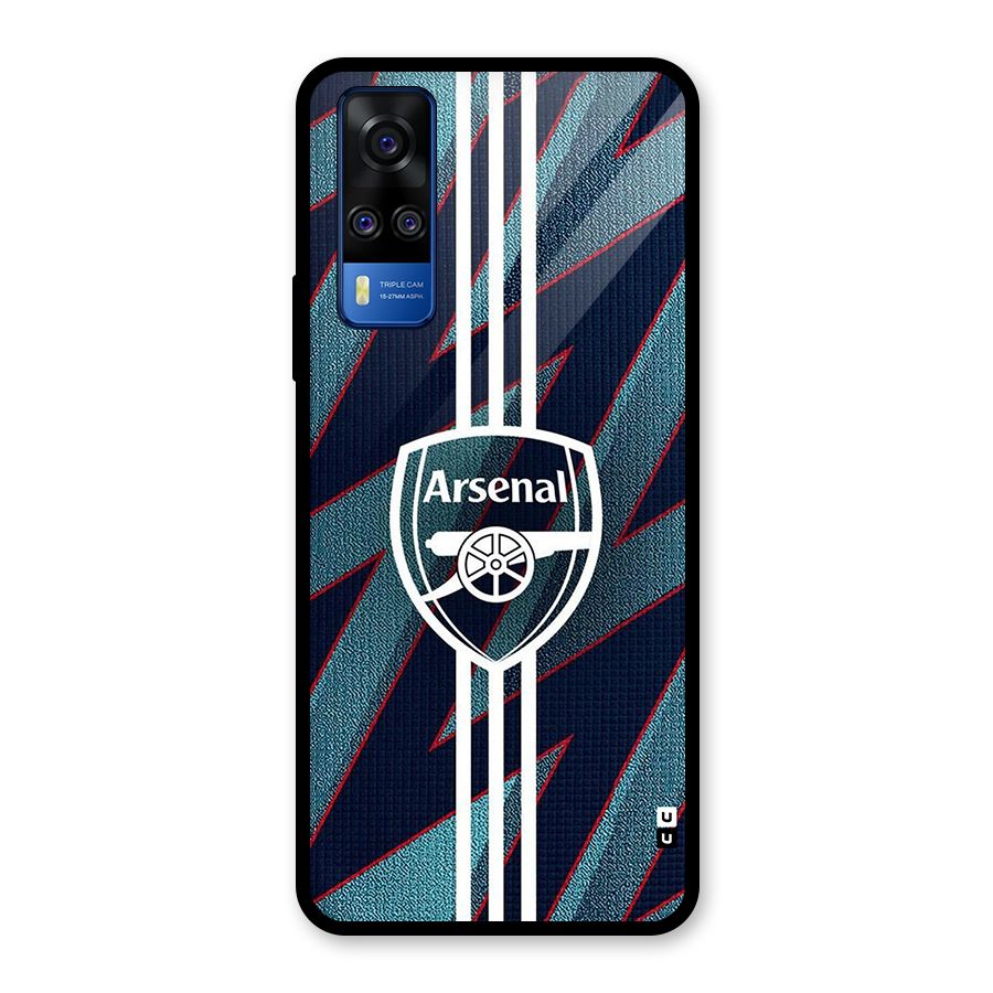 Arsenal Football Club Glass Back Case for Vivo Y31