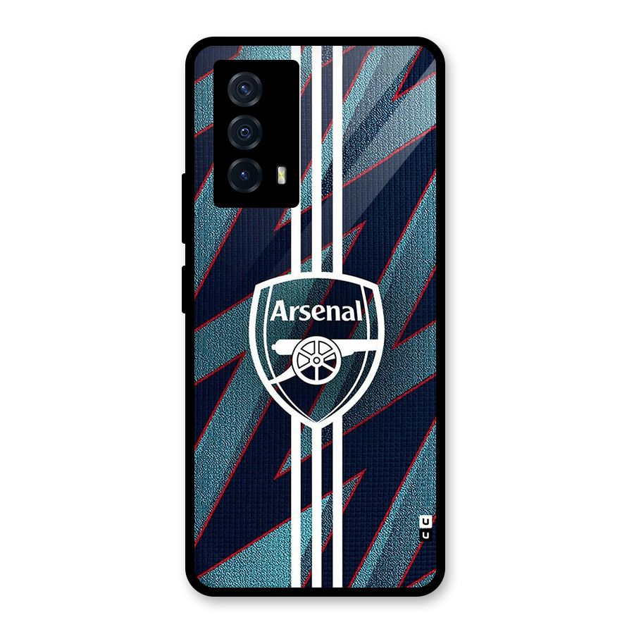 Arsenal Football Club Glass Back Case for Vivo iQOO Z5