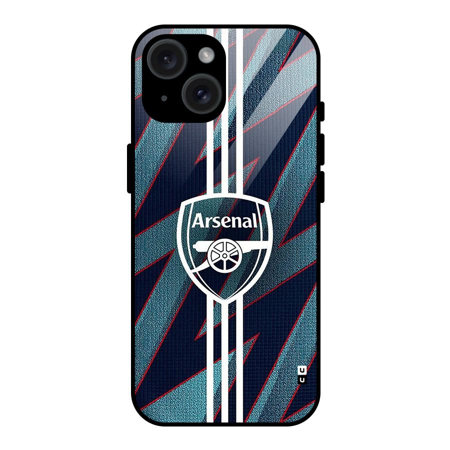 Arsenal Football Club Glass Back Case for iPhone 15