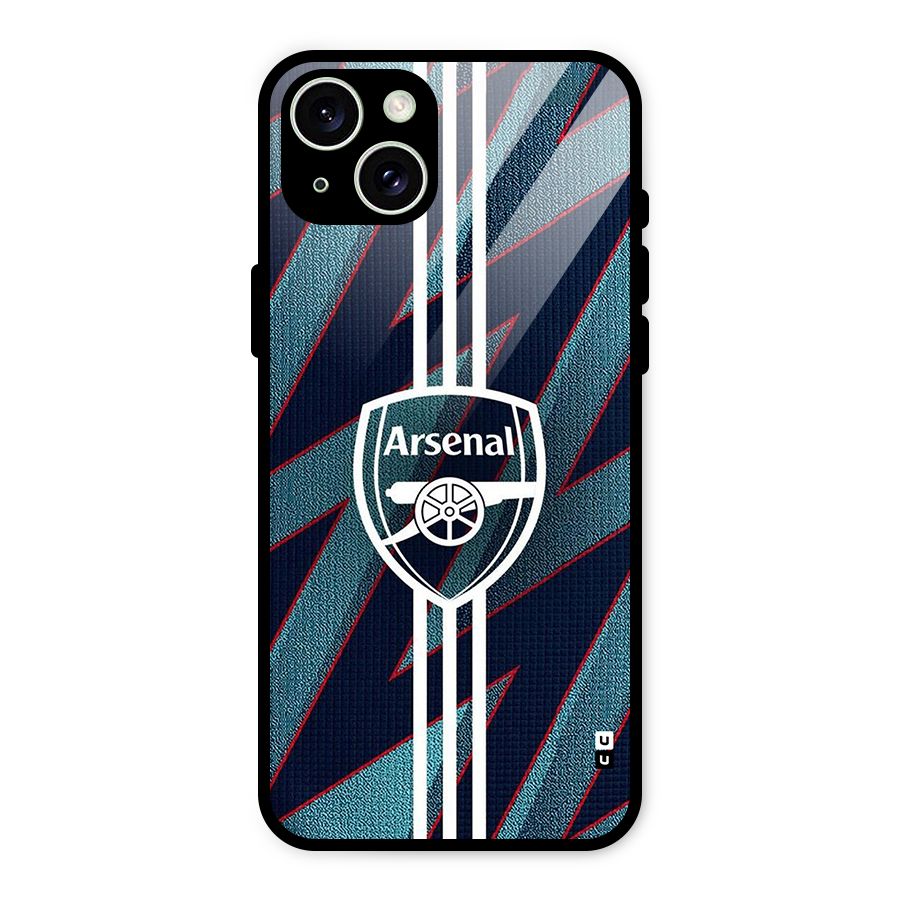 Arsenal Football Club Glass Back Case for iPhone 15 Plus