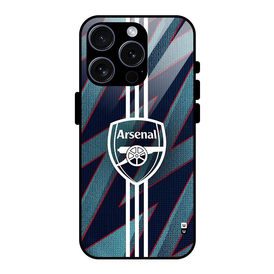 Arsenal Football Club Glass Back Case for iPhone 15 Pro