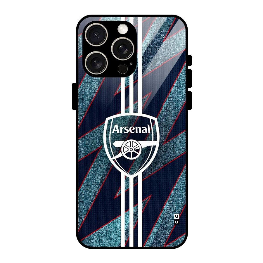 Arsenal Football Club Glass Back Case for iPhone 15 Pro Max