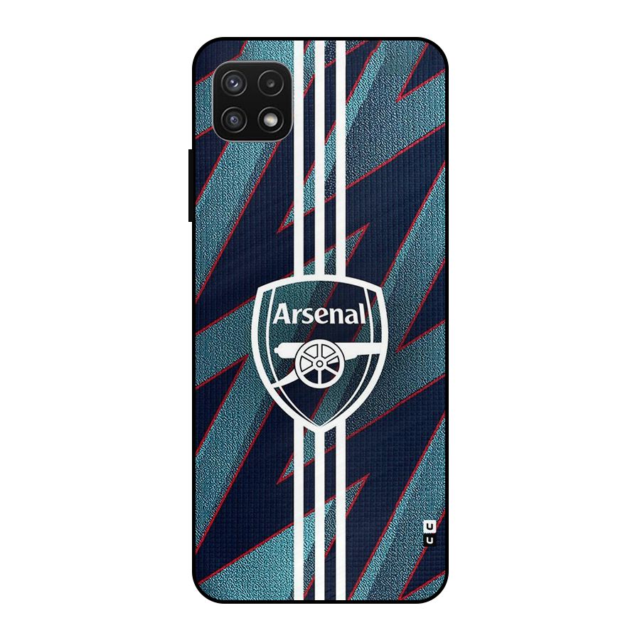 Arsenal Football Club Metal Back Case for Galaxy A22 5G