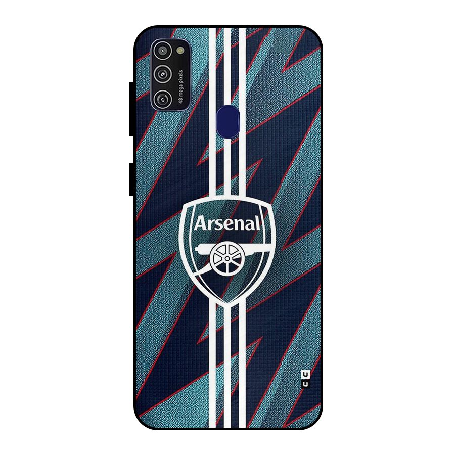 Arsenal Football Club Metal Back Case for Galaxy M30s