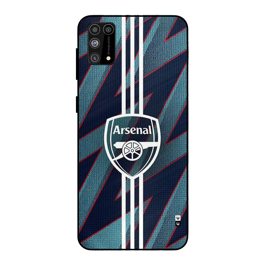 Arsenal Football Club Metal Back Case for Galaxy M31