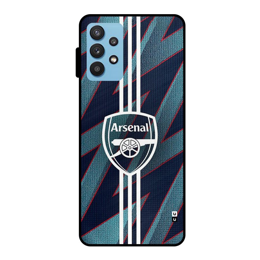 Arsenal Football Club Metal Back Case for Galaxy M32 5G