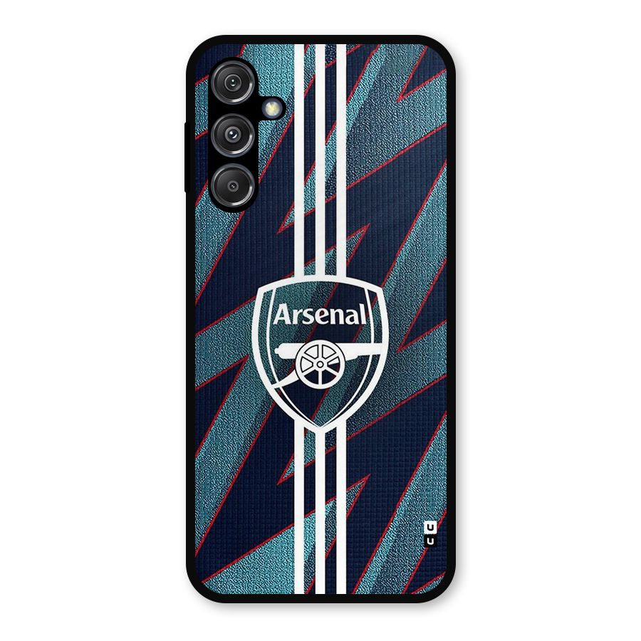 Arsenal Football Club Metal Back Case for Galaxy M34 5G