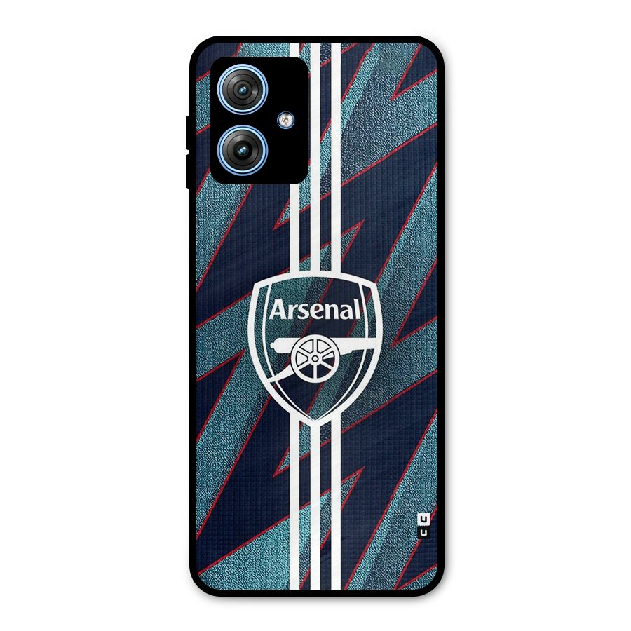 Arsenal Football Club Metal Back Case for Moto G54