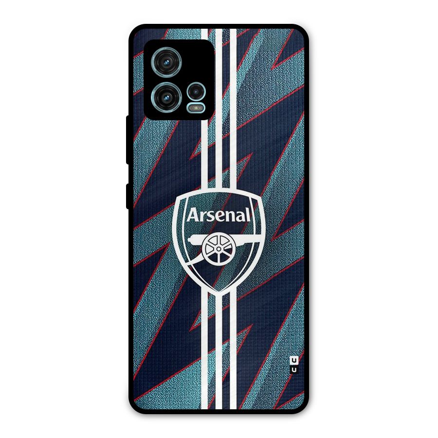 Arsenal Football Club Metal Back Case for Moto G72