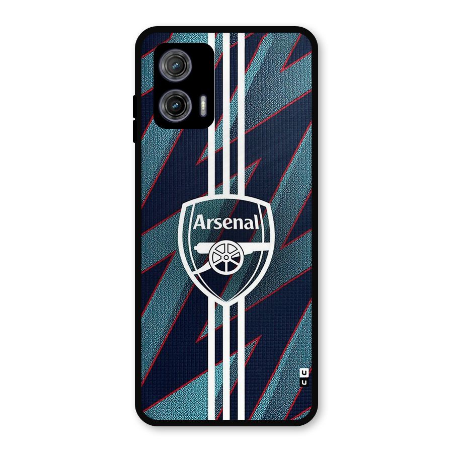 Arsenal Football Club Metal Back Case for Moto G73