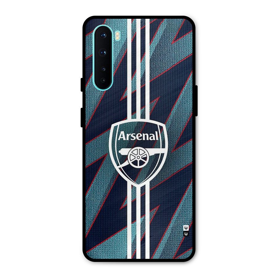 Arsenal Football Club Metal Back Case for OnePlus Nord