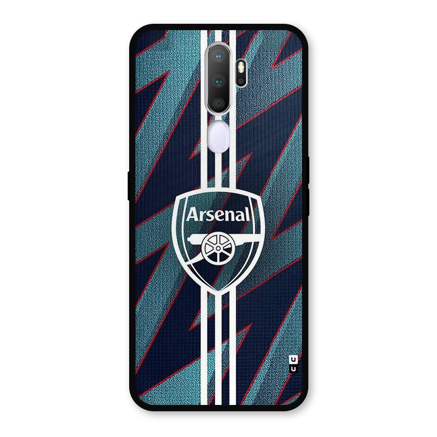Arsenal Football Club Metal Back Case for Oppo A5 (2020)
