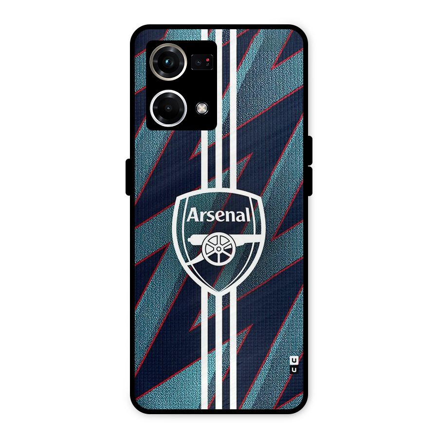 Arsenal Football Club Metal Back Case for Oppo F21 Pro 4G
