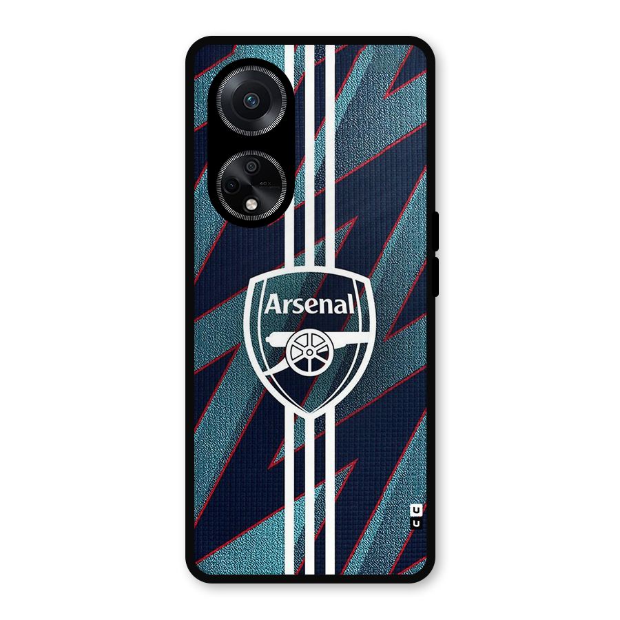 Arsenal Football Club Metal Back Case for Oppo F23
