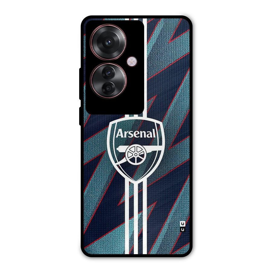 Arsenal Football Club Metal Back Case for Oppo F25 Pro
