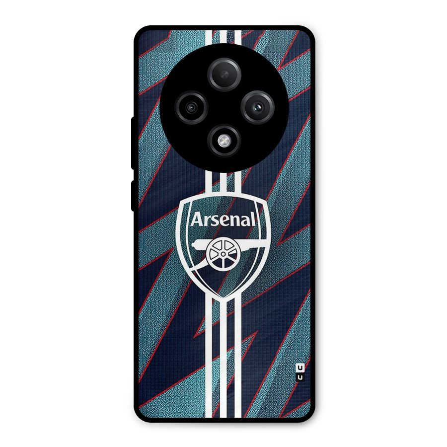 Arsenal Football Club Metal Back Case for Oppo F27 Pro Plus