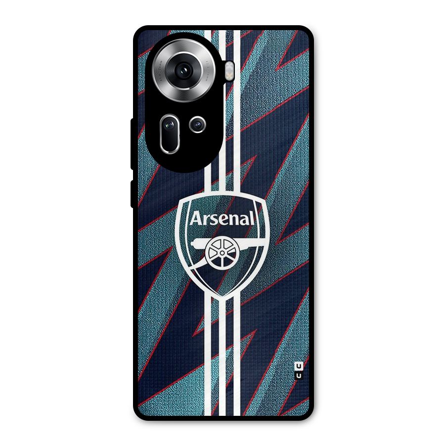 Arsenal Football Club Metal Back Case for Oppo Reno11 5G