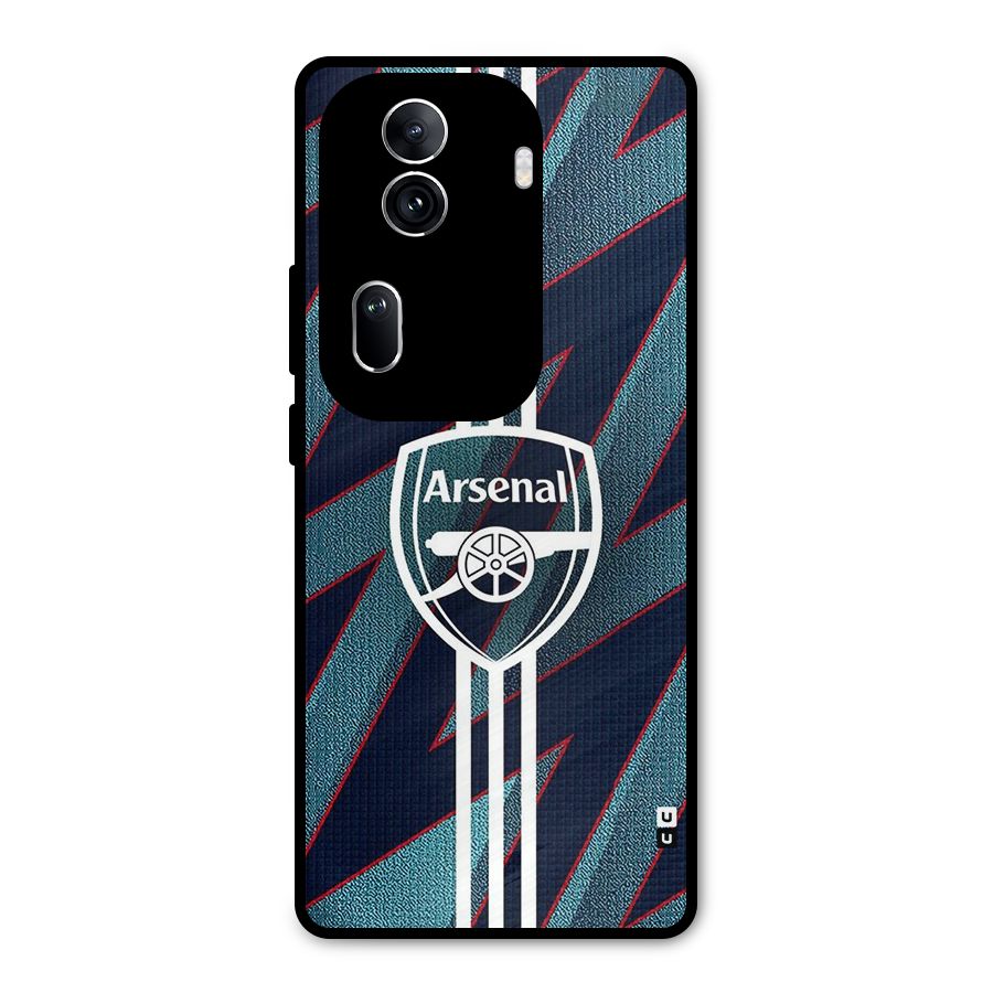 Arsenal Football Club Metal Back Case for Oppo Reno11 Pro 5G