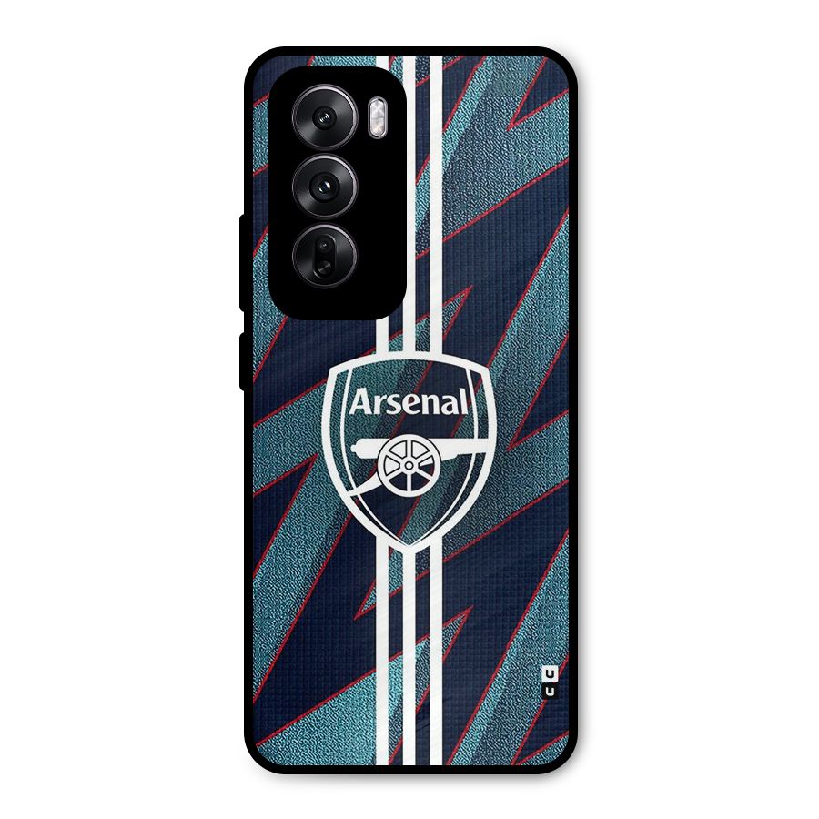 Arsenal Football Club Metal Back Case for Oppo Reno12