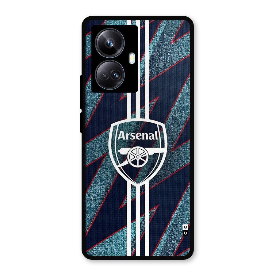 Arsenal Football Club Metal Back Case for Realme 10 Pro Plus