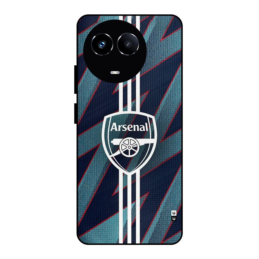 Arsenal Football Club Metal Back Case for Realme 11 5G