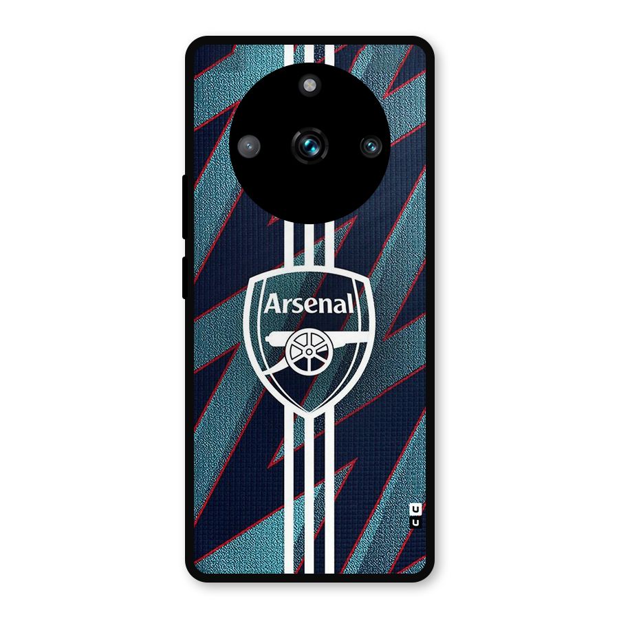 Arsenal Football Club Metal Back Case for Realme 11 Pro Plus