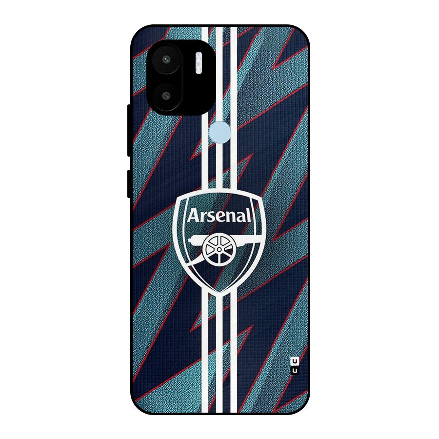 Arsenal Football Club Metal Back Case for Redmi A2 Plus