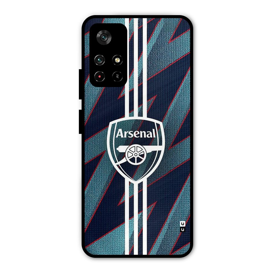Arsenal Football Club Metal Back Case for Redmi Note 11T 5G