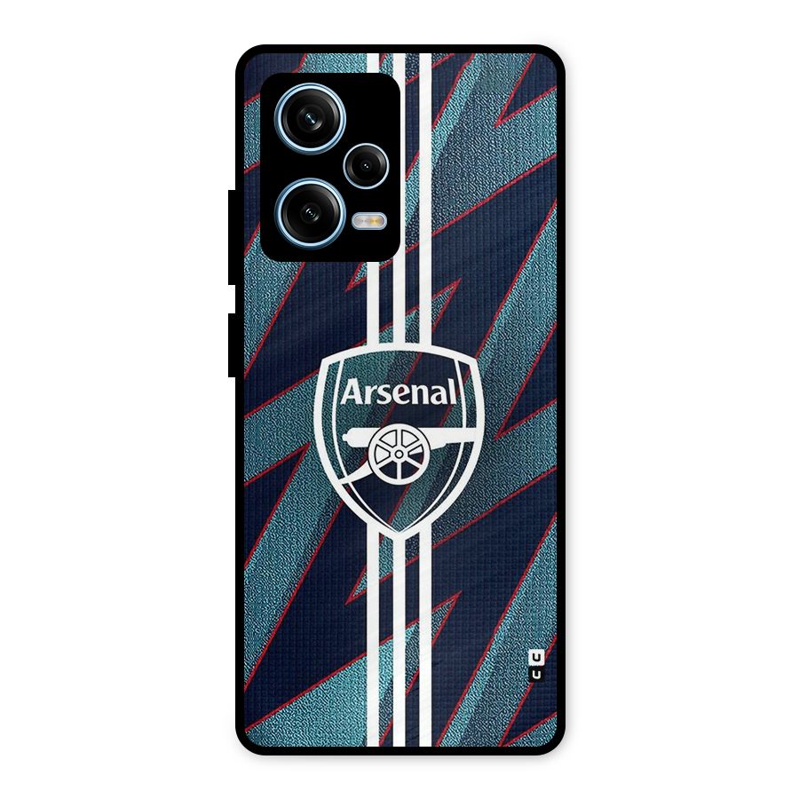Arsenal Football Club Metal Back Case for Redmi Note 12 Pro