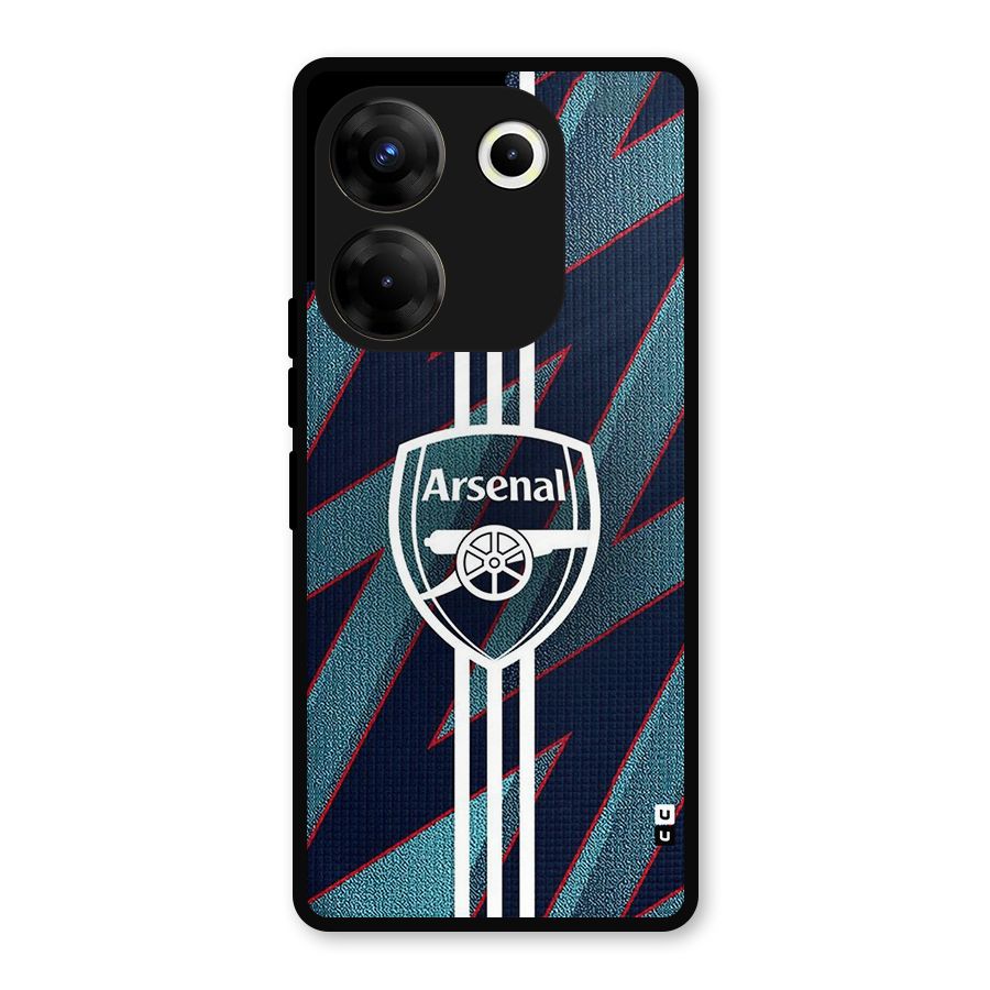 Arsenal Football Club Metal Back Case for Tecno Camon 20 Pro