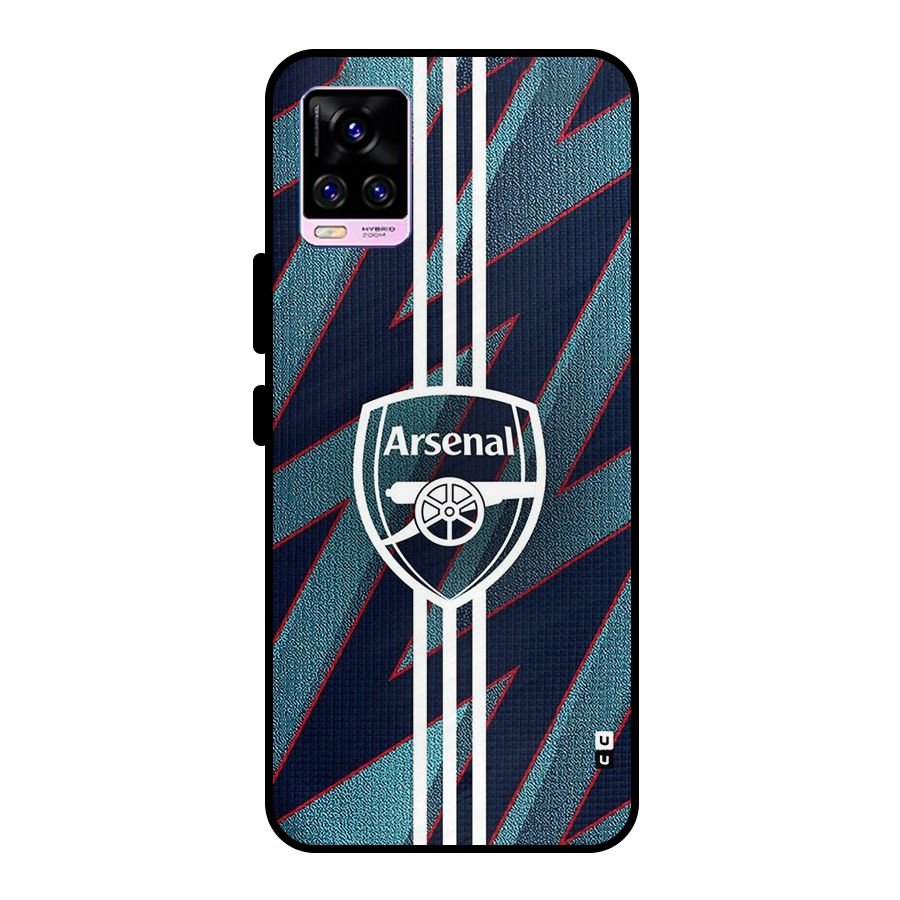 Arsenal Football Club Metal Back Case for Vivo V20 Pro