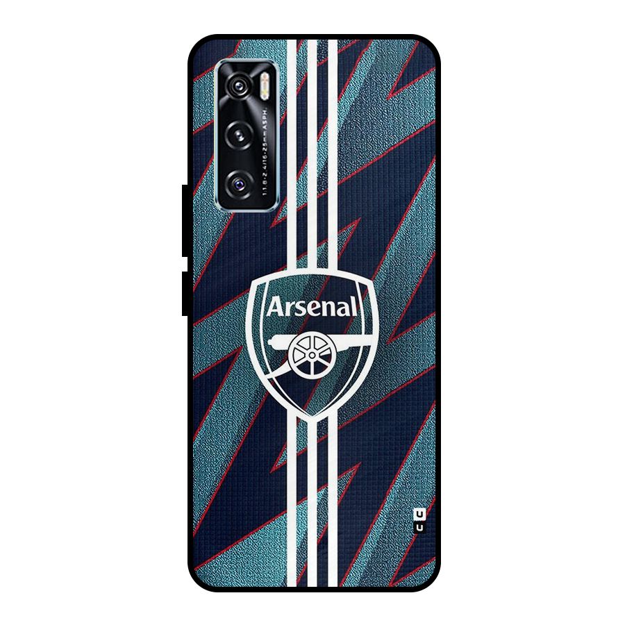 Arsenal Football Club Metal Back Case for Vivo V20 SE