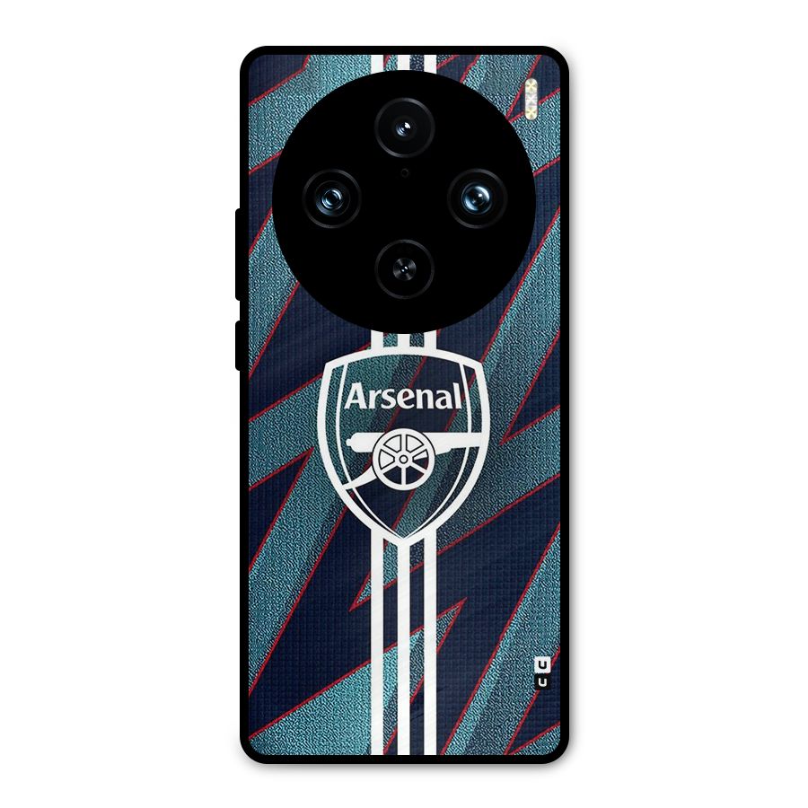 Arsenal Football Club Metal Back Case for Vivo X100 Pro