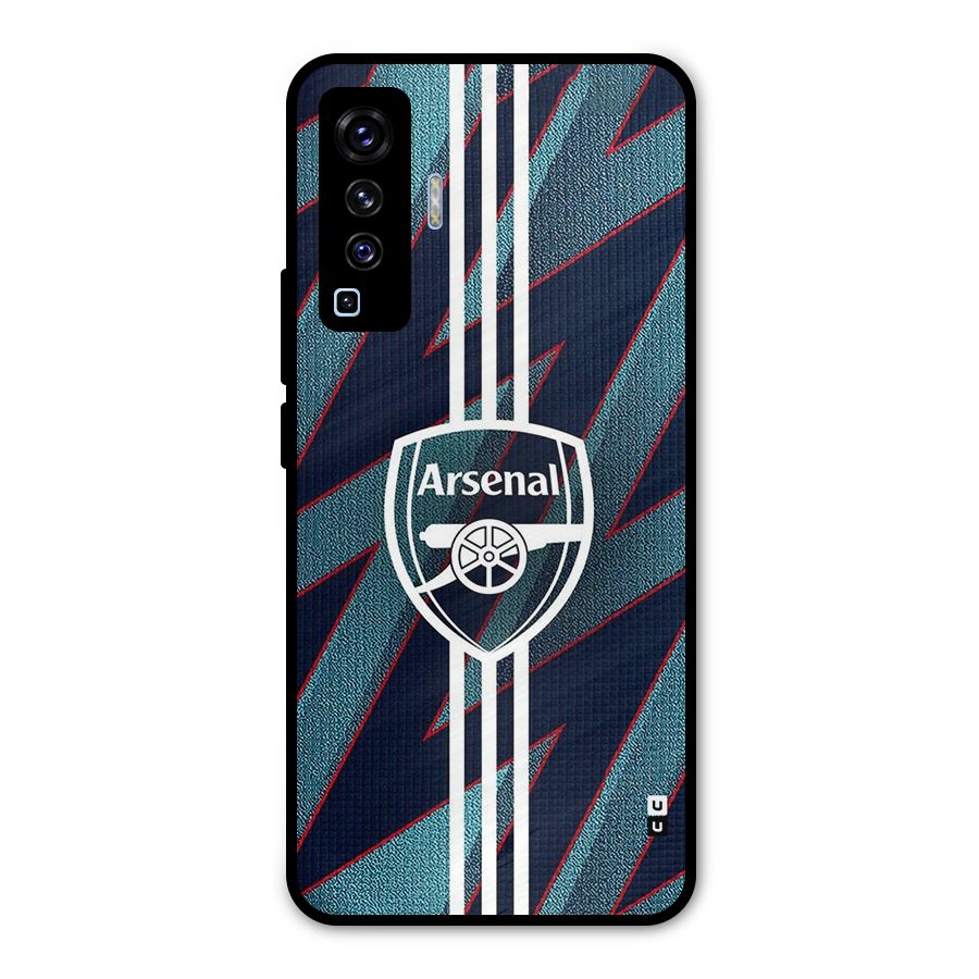 Arsenal Football Club Metal Back Case for Vivo X50