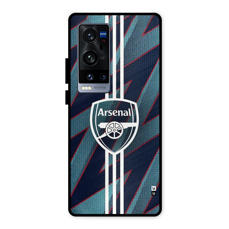Arsenal Football Club Metal Back Case for Vivo X60 Pro Plus