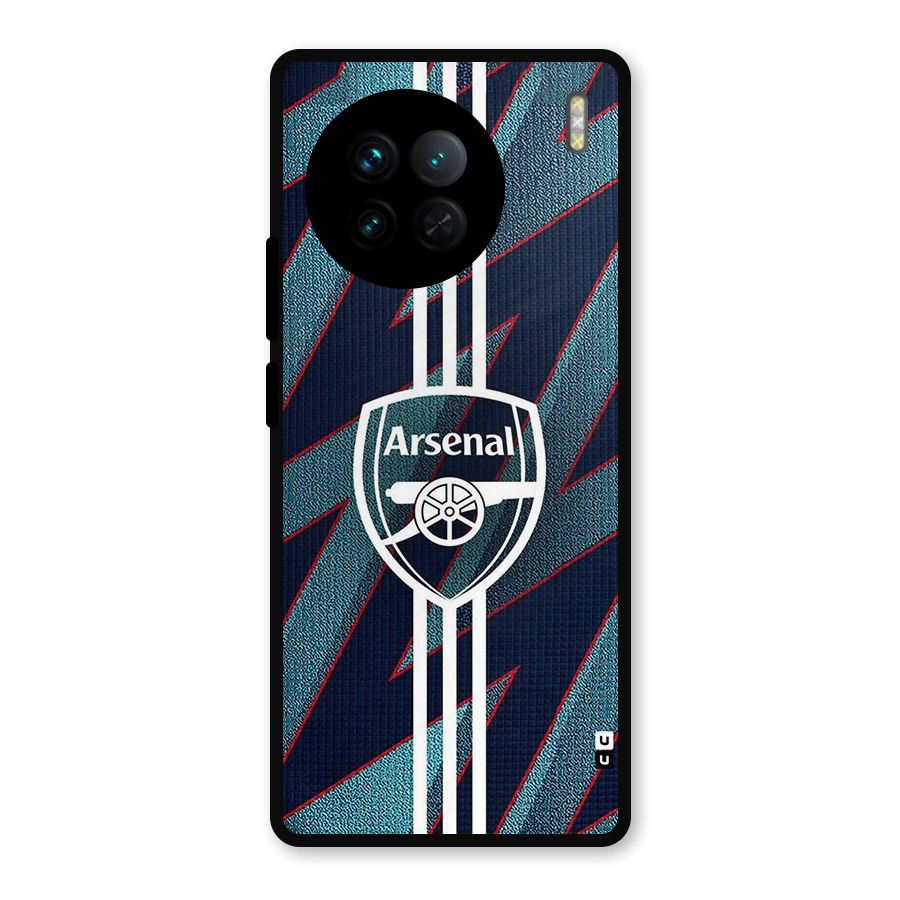 Arsenal Football Club Metal Back Case for Vivo X90