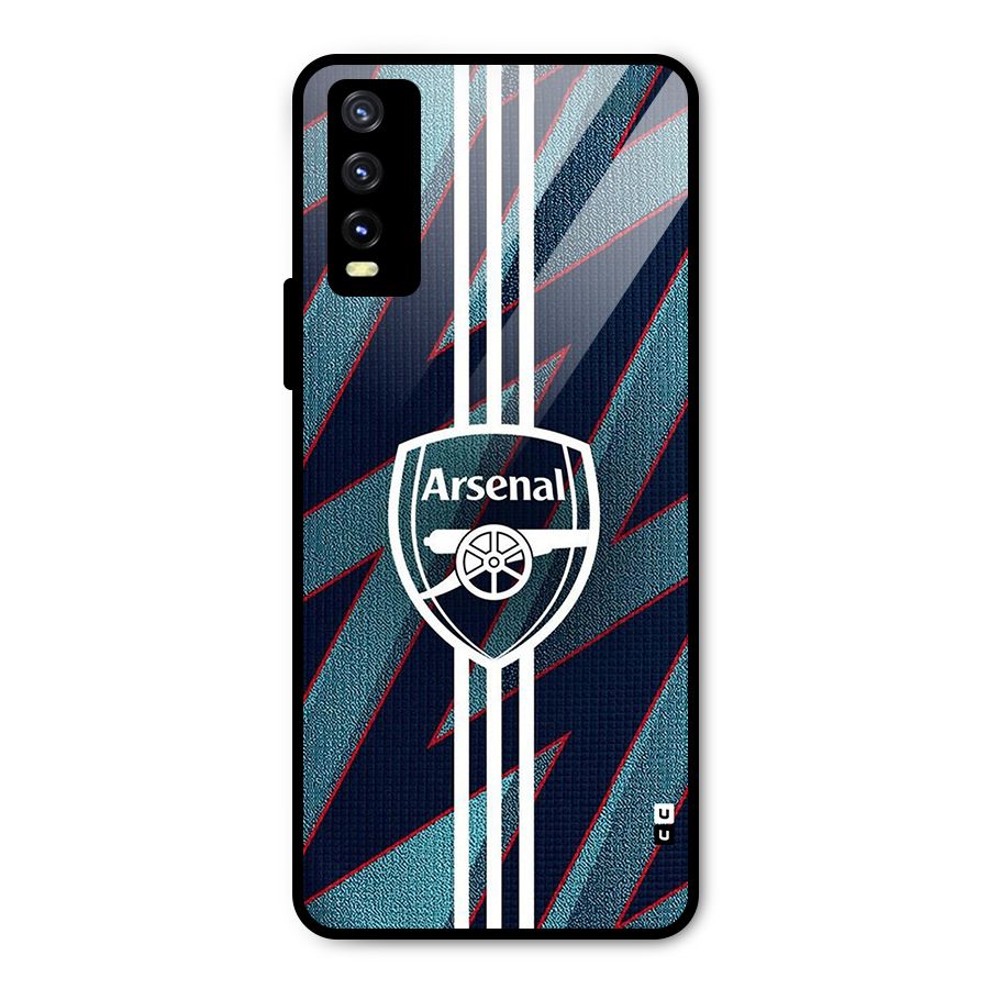 Arsenal Football Club Metal Back Case for Vivo Y20