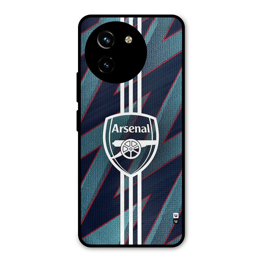 Arsenal Football Club Metal Back Case for Vivo Y200i