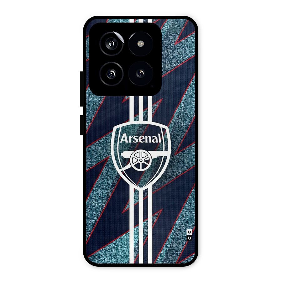 Arsenal Football Club Metal Back Case for Xiaomi 14
