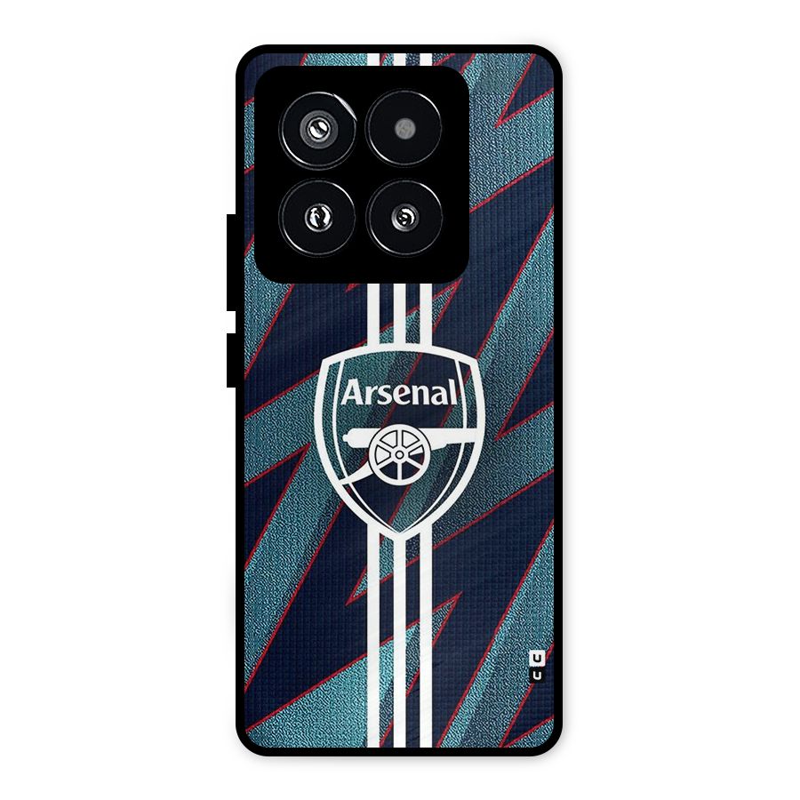 Arsenal Football Club Metal Back Case for Xiaomi 14 Pro