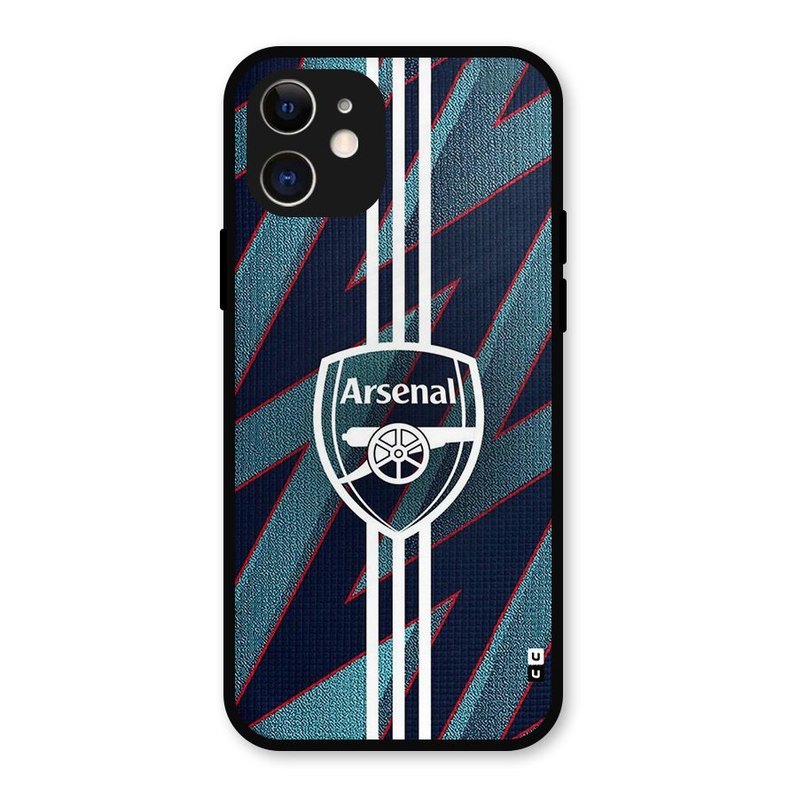 Arsenal Football Club Metal Back Case for iPhone 12